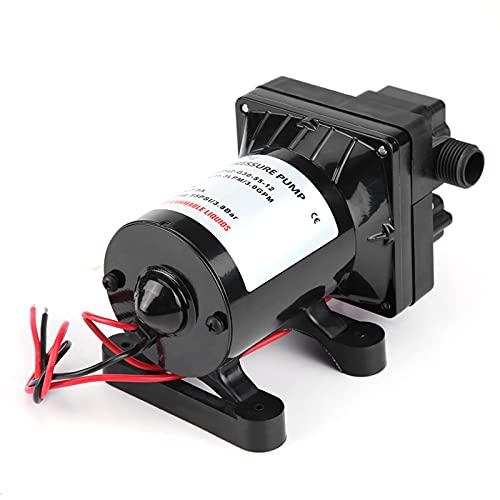 Pompa Acqua per, Pompa Acqua per 12V, 3 Galloni Al Minuto Pompa A Pressione Acqua per Autoadescante 7,5 A, 55 PSI con Pressostato, per Yacht Campeggio RV