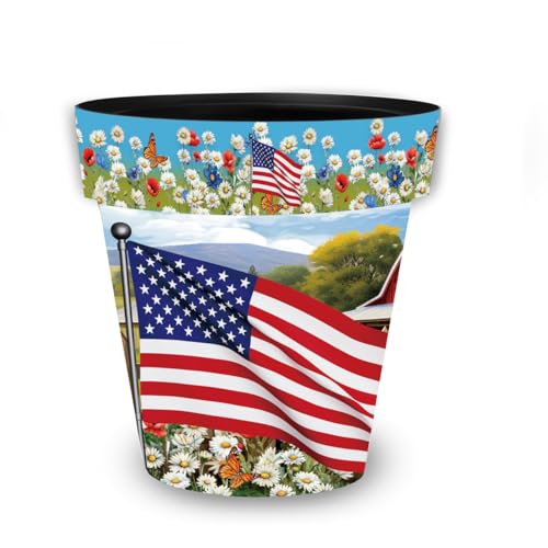 Briarwood Lane American Flower Field Medium Planter