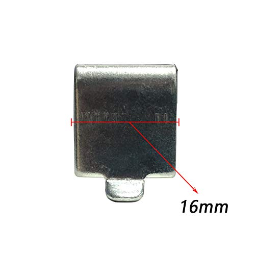 Image of Adjustable Steel Pilaster Shelf Support Clips -20 Pieces