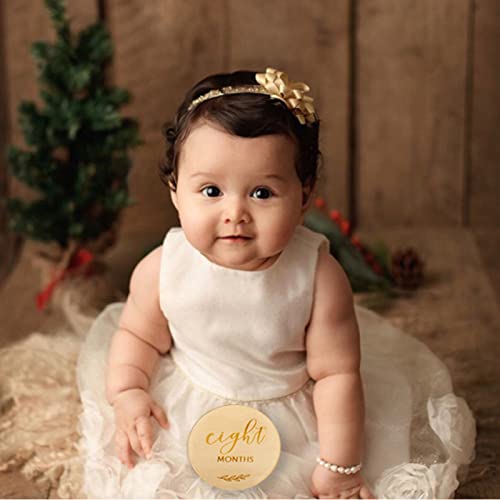 Yagosodee 12 stuks baby maandelijkse milstone kaarten baby mededelingsteken foto rekwisieten voor baby jongens meisjes - Image 5