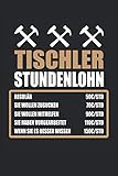 schreinerei beeler  Tischler Stundenlohn Stundensatz Tischlerei Schreiner Schreinerei: Notizbuch - Notizheft - Notizblock - Tagebuch - Planer - Liniert - Liniertes ... - 6 x 9 Zoll (15.24 x 22.86 cm) - 120 Seiten