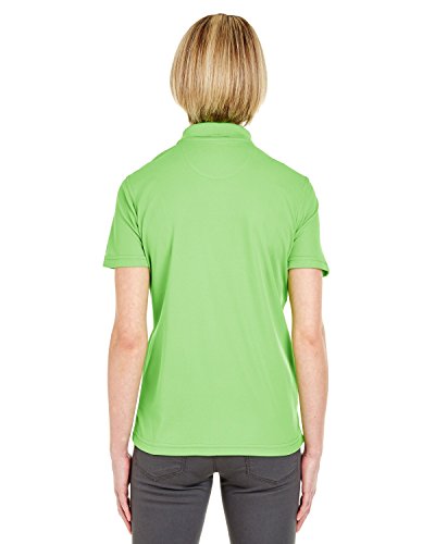 Ultraclub Cool & Dry Women's Moisture Wicking Polo Shirt, Light Green, Large #TOP2