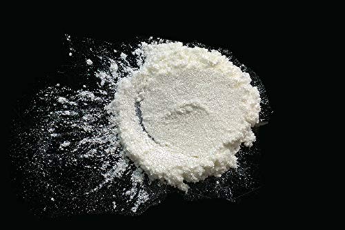 Metallic Powder Satin White 2 oz. - (Sold Individual) Used as Part of The ResinTek Counter Top Epoxy Kit, or for Any of The Following Applications: Cosmetics, Epoxy Resin Coating, Arts
