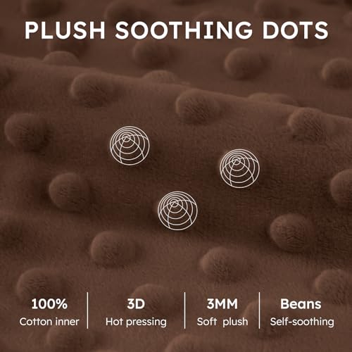 Image of Yoofoss Fleece Baby Sleep Sack 0-6 Months with Plush Dots, TOG 1.5 Baby Wearable Blanket with 2-Way Zipper, Cotton Toddler Sleep Sack Fleece