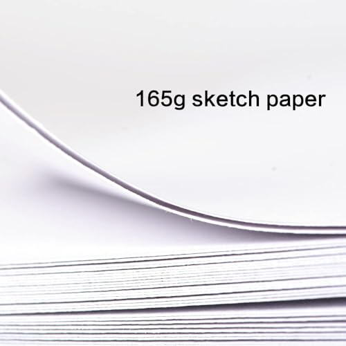Carnet de peinture carré Mifuner 5,1x5,1 à couverture rigide