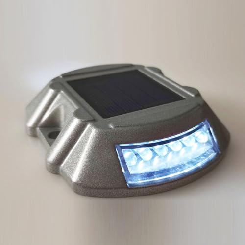 Diyeeni LED Solar Road Light, Solar Power Ground Marker Lights