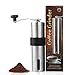 LUXJUMPER Macinacaffè Manuale in Acciaio Inox, Macina Chicchi in Acciaio Inossidabile con Smerigliatrice in Ceramica Mulino a Manovella Piccolo Perfetto per la Casa caffè Americano, caffè Espresso