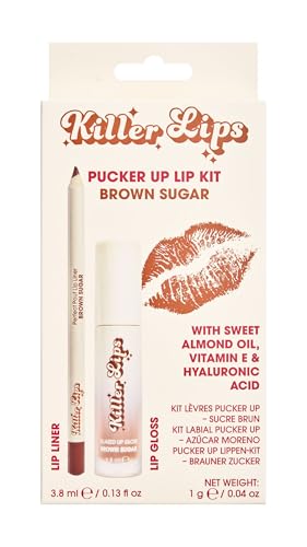 Killer Lips Pucker Up Lip Kit - Brown Sugar