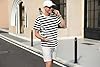 Sykooria Round Neck Pinstripe Striped T-Shirt for Black&White Thin Stripes Casual Short Sleeve Tops for Men, Black/White Thin Stripes M #5