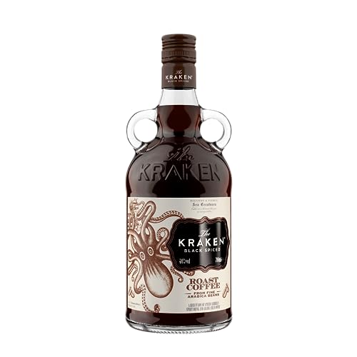 Kraken Black Spiced Roast Coffee Rum | Mit einzigartig-würzigem Geschmack in der Kaffee-Edition| 40% vol. | 0 7 l