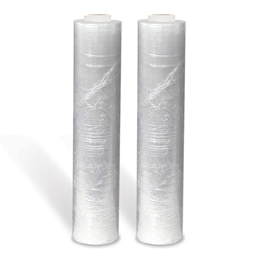 JeeJaan Clear Pallet Wrap 400mm x 250m 2 Rolls