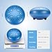 Rain Drum for Outside Garden,Chakra Drum for Rain Outdoor, Drum Rain Chime Waterproof,Rain Drum for Garden Instrument, chakra Drum 6 Inches 8 Notes, Chakra Rain Drum Outdoor (Blue)