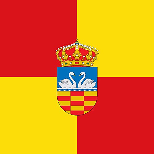 Drapeau XL Cisneros Palencia grand format Espagne municipal