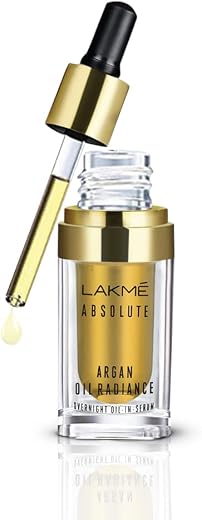 Lakme Absolute Argan Oil Radiance Overnight Oil-in-Serum|| 15 ml