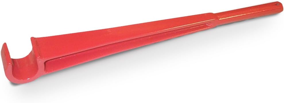 Valve Wheel Wrench, 1 x 14-3/4 in, Red