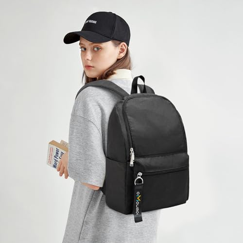 OMOUBOI Casual Daypacks Superbreak Backpack 14 inch Laptop Backpack for Women & Men Fits Tourism Business (Black) by OMOUBOI - Image 2