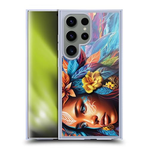 Coque en Gel compatible MagSafe pour Galaxy S24 Ultra Art Michael David Ward