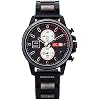 BOBO BIRD Mens Watch Stylish Wood Stainless Steel Import Japanese Analog Quartz Men Watches with Chronograph and Date Display