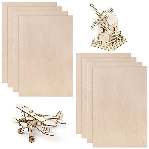 Plaques De Bois De Balsa - Lot De 12 - 100x200x1.5 Mm - Contreplaqué Brut Pour Modélisme Et Bricolage - 8