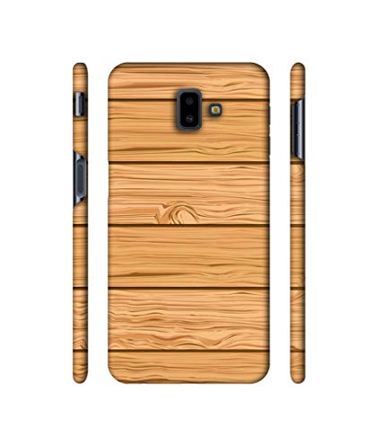 Image of Amazon Brand - Solimo Designer Wooden Texture Pattern 3D Printed Hard Mobile Back Case Cover Compatible for Samsung Galaxy J6 Plus