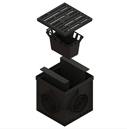 Preisvergleich Produktbild Hofablauf KL. B125 Bodenablauf Hofeinlauf Gully Hofsinkkasten KG Rohr