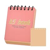 D5 Tattoo Practice Flipbook - 7 Sheets of 3MM Premium Material, Original Tattoo Practice Book, Create Your Own Tattoo Training Journal, Portable & Reusable for DIY Tattoo Artists