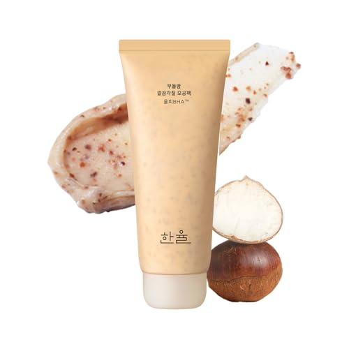 【公式】 HANYUL 韓?(ハンユル) 角質 スッキリ 毛穴 パック 100ml スクラブ ピーリング クレイ フェイスパック 洗い流す クレイパック 黒ずみ 角質取り 皮脂 オイリー肌 脂性肌 乾燥肌 敏感肌