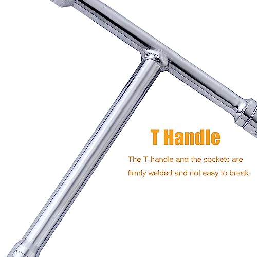 Image of Mini 3 Way T-Handle Socket Wrench 8mm /10mm /12mm T-type Hand Repair Spanner Tool for Repairing Bicycle, Car,Motorcycle