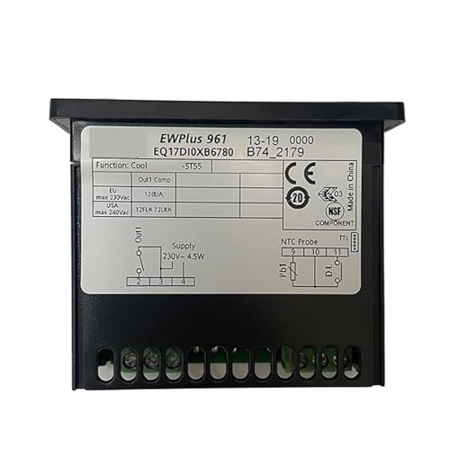 EW Plus 961 controlador digital de relé salida única para congeladores