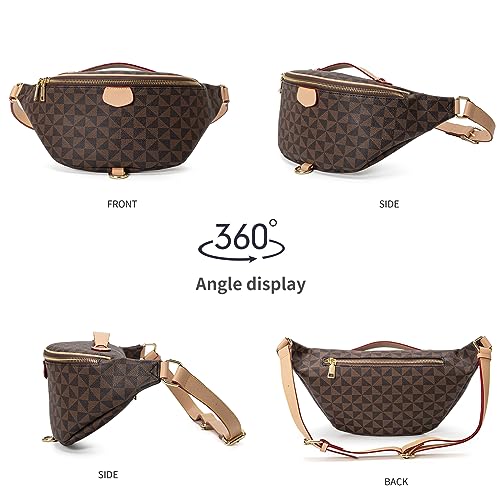 Image of Crossbody Sling Bag for Women & Men | Trendy Checkered, Fanny Pack, Waist Bag, Travel, Festival & Daily Commute