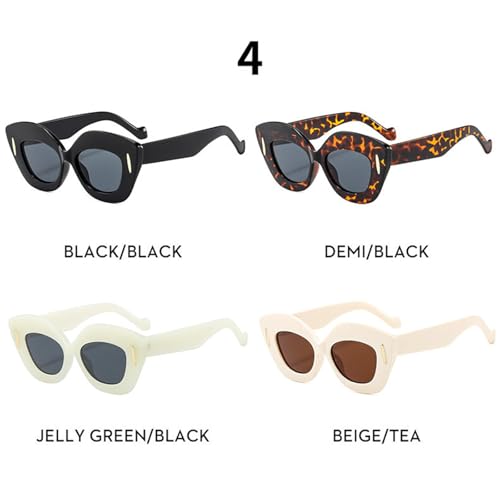 willochra Thick Fashion Butterfly Sunglasses for Women Cat Eye Sun Glasses Vintage Lips Sun Glasses Gradient Shades F273