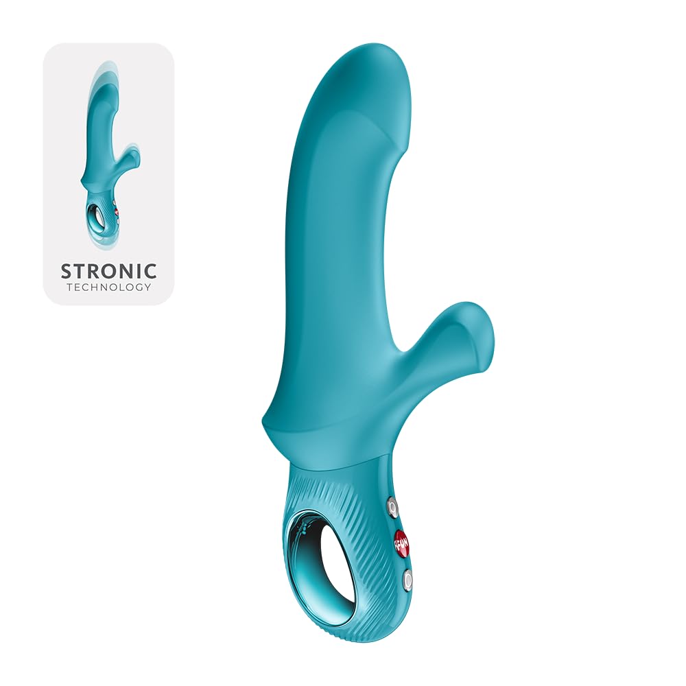 Fun Factory Bi Stronic Curve | 8 programas de empuje y 6 | De vibración vibrador rabbit con función de empuje para mujeres | curva especial para el punto G y estimulación del clítoris