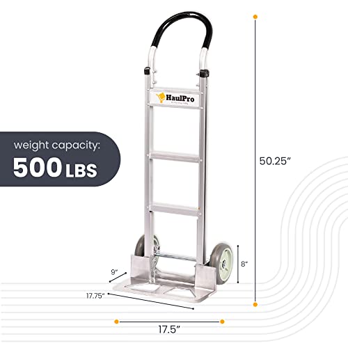 Carretilla de mano de aluminio resistente 500 lb miniatura 2