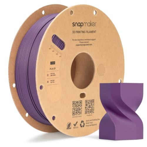 Image of Snapmaker PLA-CF Carbon Fiber PLA 3D Printer Filament 1.75mm, 1kg (2.2lbs)