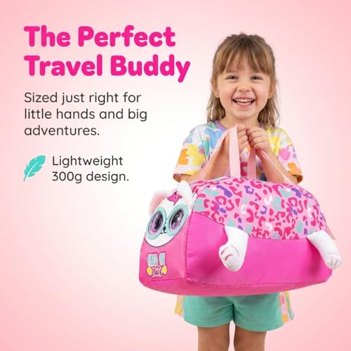Image of Kids 3D Print Duffel Bag - Boys Travel, School & Sports Bag (CAT)