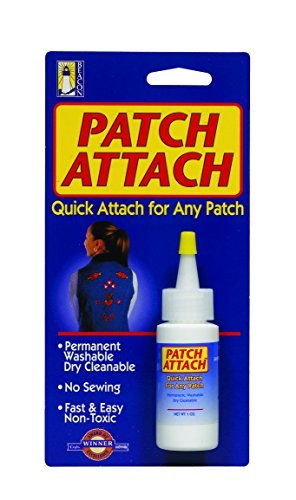 BEACON Patch Attach - Non-Toxic Heat Seal Adhesive for Fabric Backed Patches, Washable, Water-Proof & UVA Resistant, 1-Ounce, 2-Pack