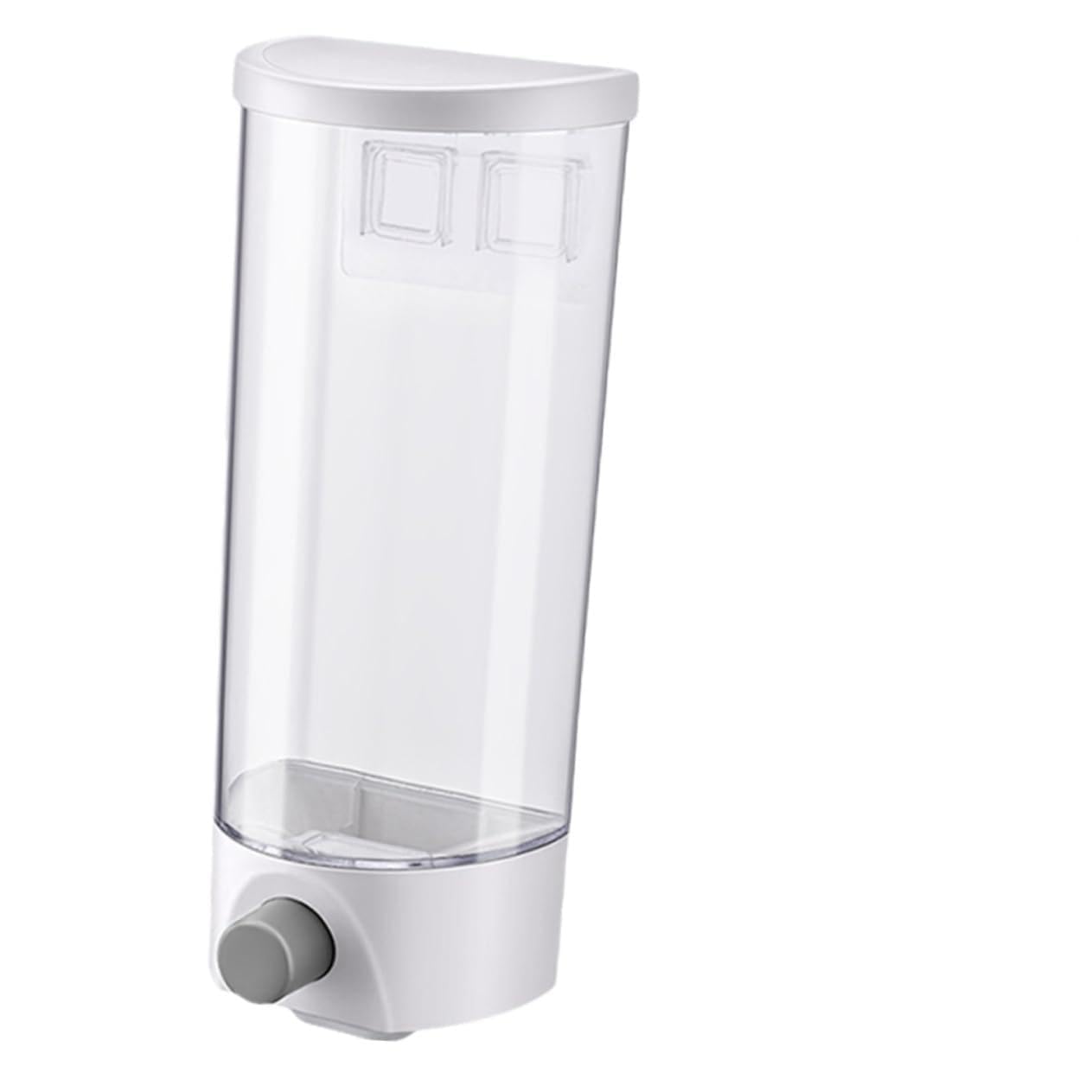 Tarro de Almacenamiento de Pared 1, 5 L Blanco Boca Ancha