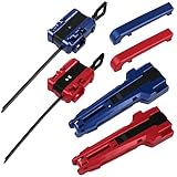 Kreisel X Launchers, Kampfkreisel Starter Set, Battling Tops Ripcord Launcher, Battle Spinner Starters, Kompatibel mit X-Serien kreisel, Blau Rot