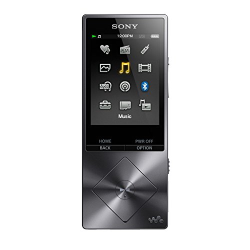 Image of Sony NW-A25 16GB Hi-Res Walkman MP3 Player (Charcoal Black)