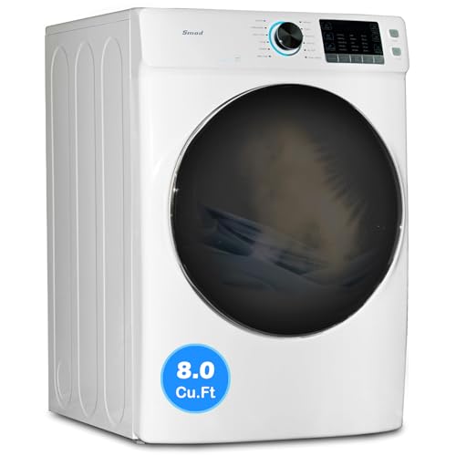 Smad 8.0 Cu.ft Electric Dryer, 27" Full Size Clothes Dryer