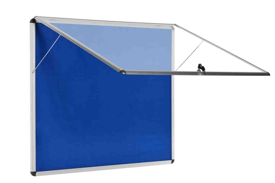 Bi-Office Blue Top Hinged Enclore Lockable Bo