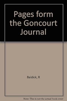 Hardcover Pages form the Goncourt Journal Book
