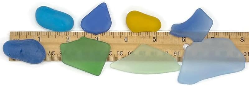 Sea Glass, Jewelry Sea Glass, Ocean Glass, Tumbled Beach Sea Glass, Seaglass, Craft Glass, Frosty Art Glass, Aquarium Ornament, Beach Weddings, Craft Supplies for Art, Large 25pc