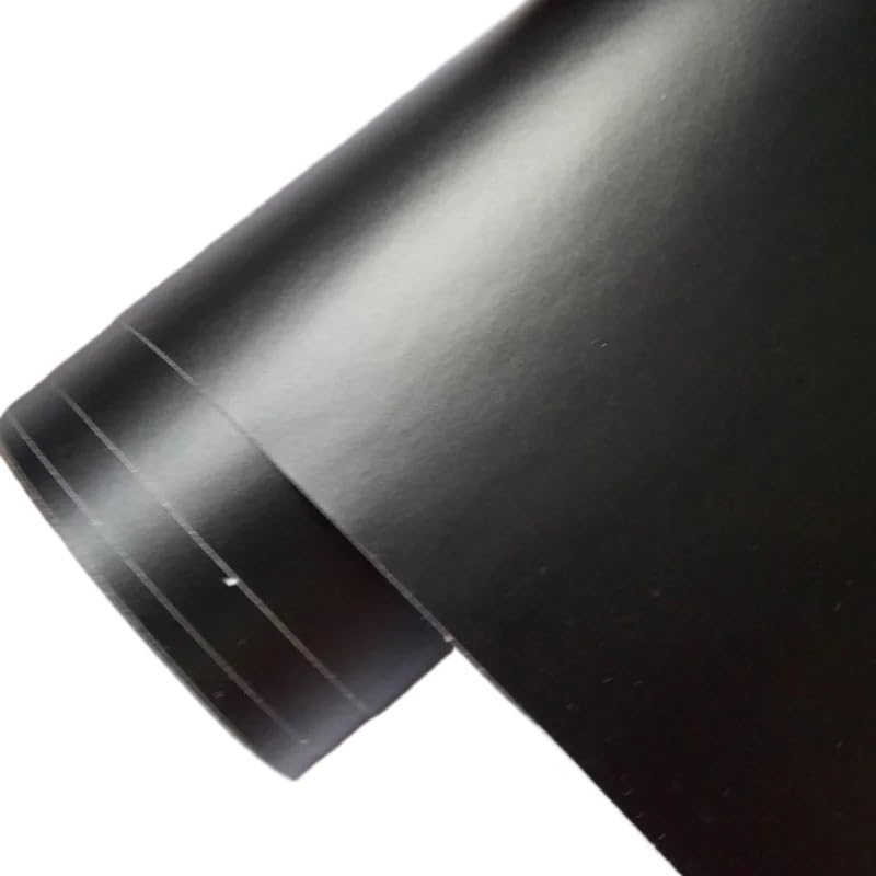 Vinilo Coche Fibra de Carbono Adhesivo Texturizado Mate Negro 7x500cm Película Envolver Cubierta