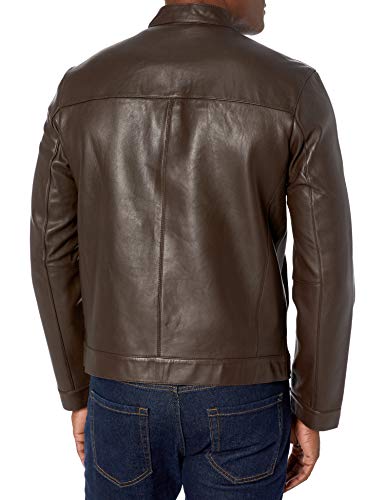 Image of Cole Haan Men's Bonded Leather Moto Jacket