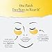 Derma E Vitamin C Bright Eyes Hydro Gel Under Eye Patches for Dark Circles (60 Ct, 30 Pairs) Allantoin, Caffeine & Vitamin B3, Eye Patches for Fine Lines, Wrinkles, Dark Circles & Puffy Eyes