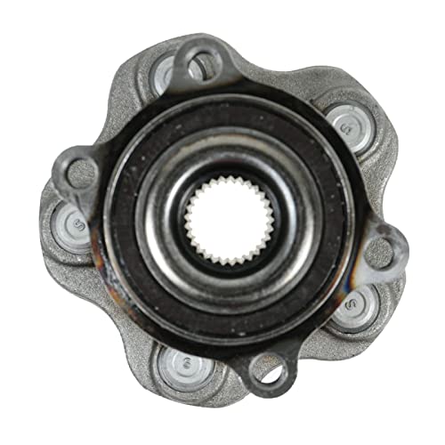 Image of TRQ Rear Wheel Bearing and Hub Assembly Set 2 Piece Compatible with 2003-2007 Nissan Murano AWD
