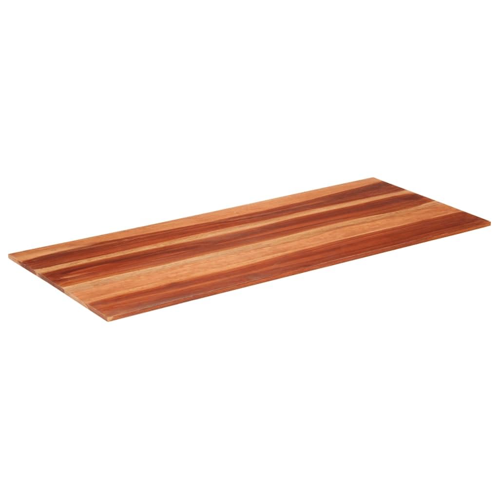 vidaXL Piano in legno massello di acacia ricambio per tavolo da pranzo, 15-16 mm, 60 x 140 cm