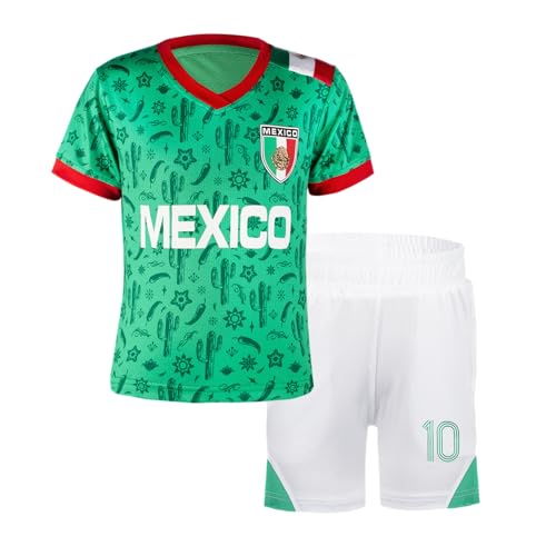 Image of Cnins Kids Soccer Jersey Kit for Boys & Girls- Breathable & Quick-Dry - Youth Soccer Football Training Gifts (2T-14Y)