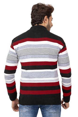 Image of ColorChakra Woolen Sweater for Mens Cardigan for Winter wear Wool Pullover